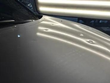 Car dent repair before and after